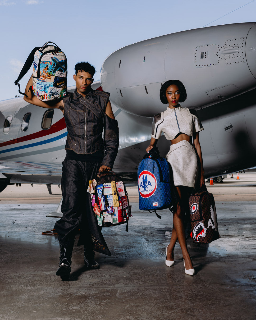 AMERICAN AIRLINES 100 YRS -AA TAKES FLIGHT BACKPACK - Image 6