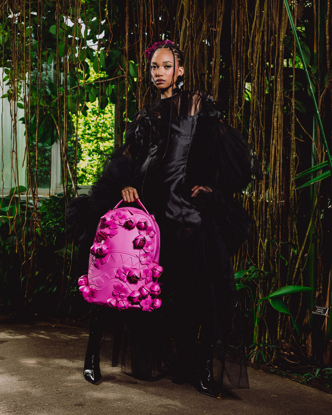 NEW YORK BOTANICAL GARDEN COLLAB - ROSE SCULPTURE BACKPACK - Image 2