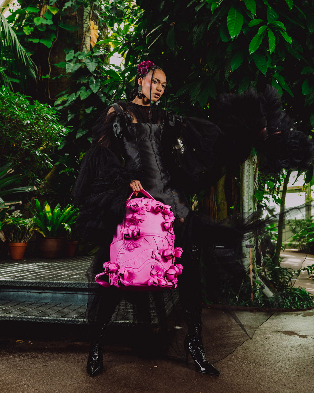 NEW YORK BOTANICAL GARDEN COLLAB - ROSE SCULPTURE BACKPACK - Image 8
