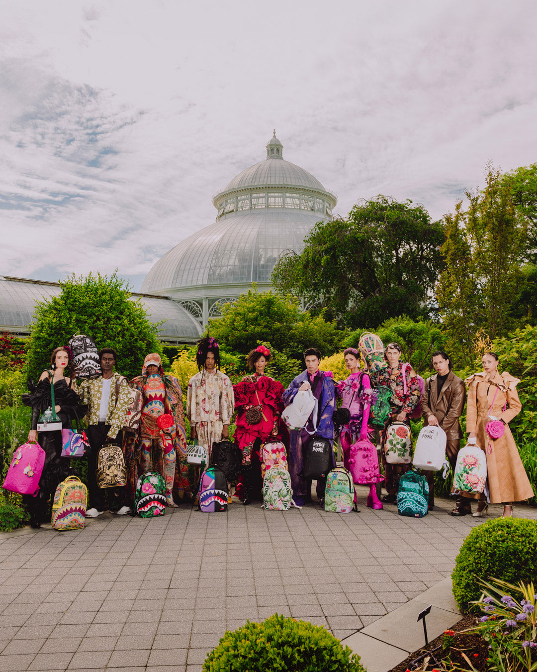 NEW YORK BOTANICAL GARDEN COLLAB - ROSE SCULPTURE BACKPACK - Image 12