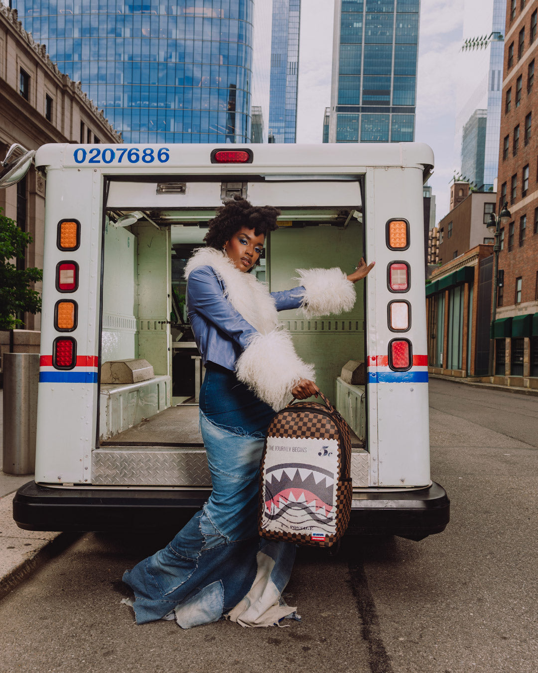 USPS SHARK STAMP BACKPACK - Image 2