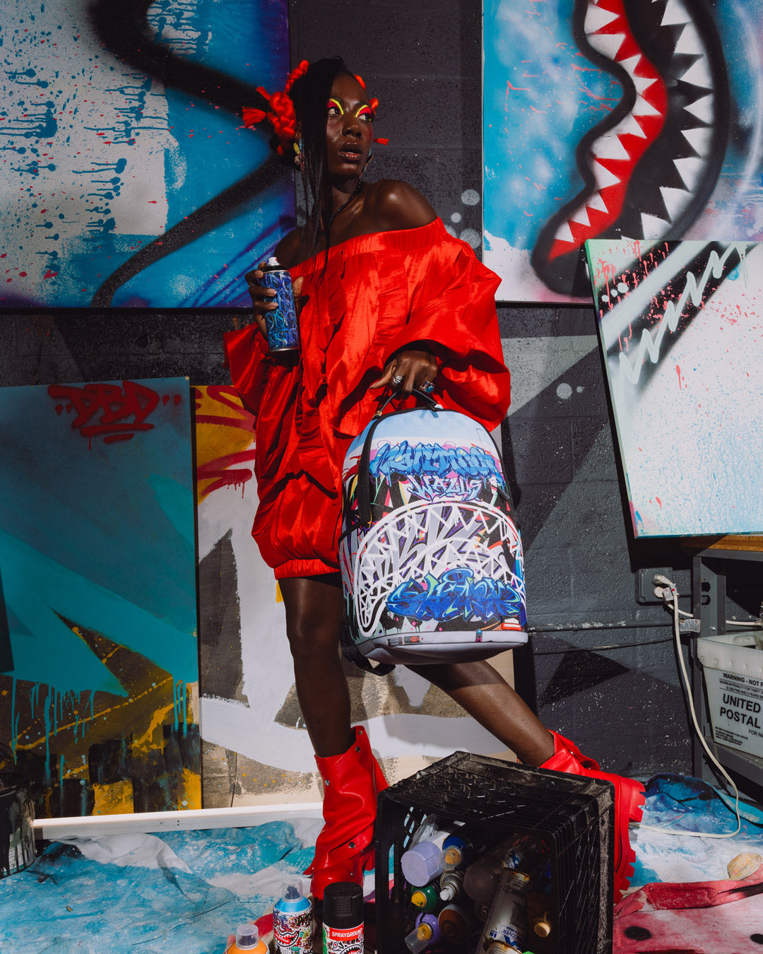 WYNWOOD WALLS COLLAB MURAL MUSEUM BACKPACK - Image 4