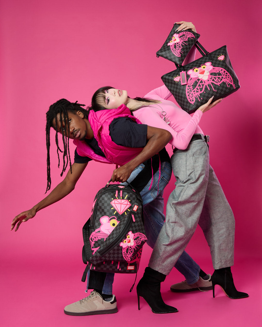 PINK PANTHER DIAMOND SHARK BACKPACK - Image 7