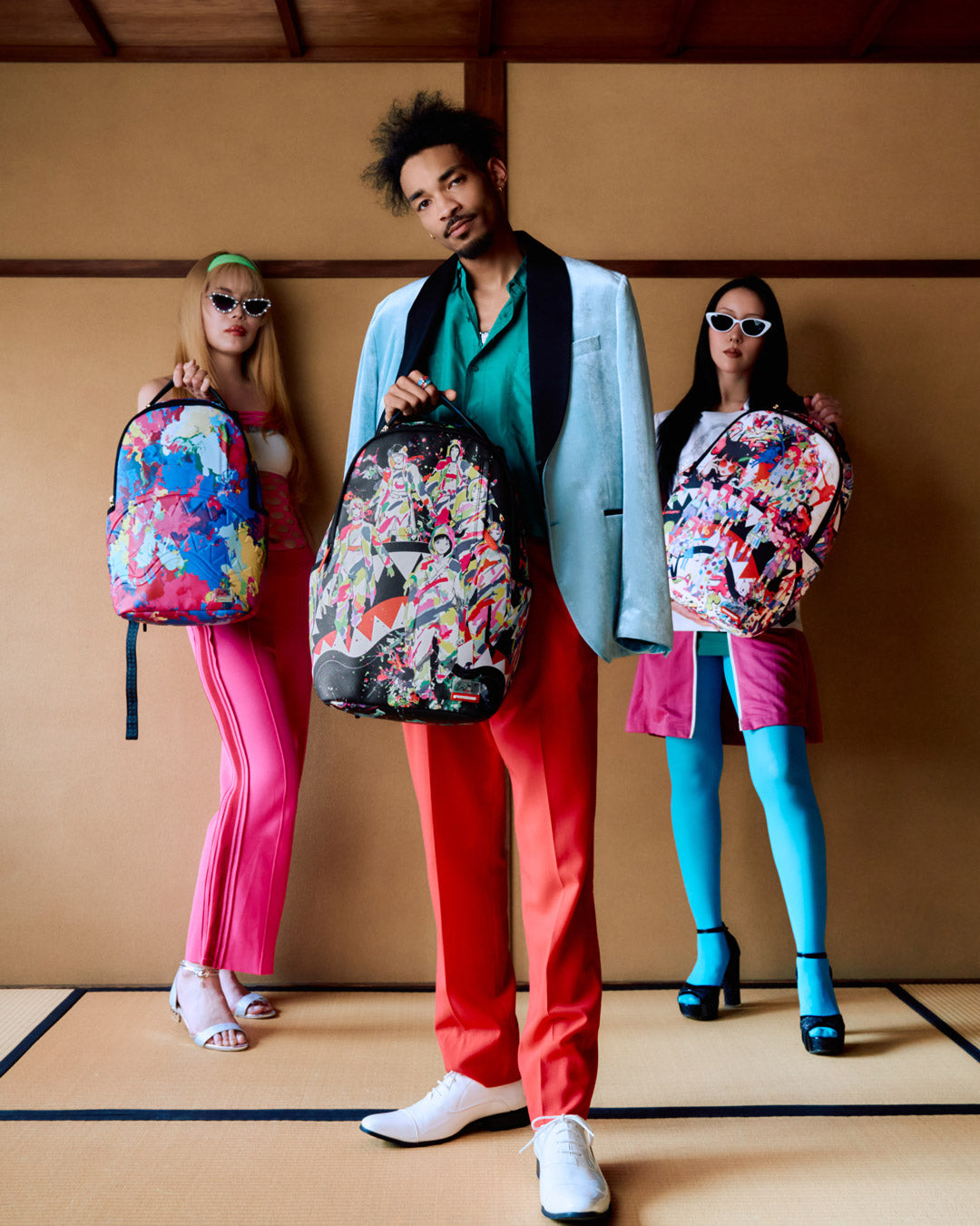 COLLABORTION HIDEKI SAIJO KAWAII CHAOS BACKPACK - Image 4