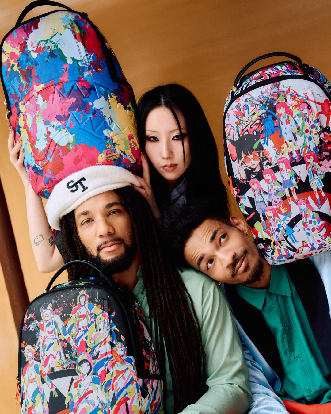 COLLABORATION HIDEKI SAIJO ABSTRACT FLOW BACKPACK - Image 10