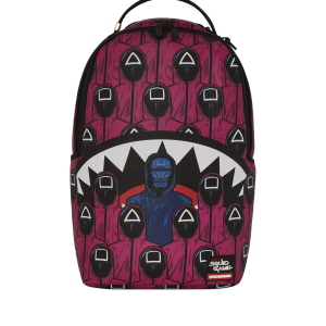 SQUID GAME COLLAB FRONT MAN & PINK GUARD SHARKS BACKPACK