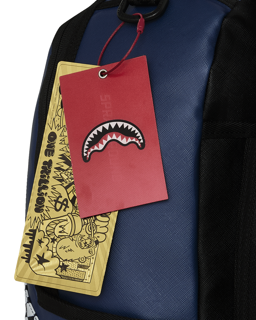 ICHIMATSU-MOYŌ WARP CHECK SHARK BACKPACK - Image 14