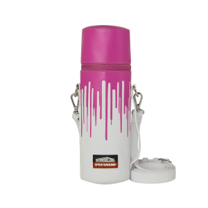 WYNWOOD WALLS COLLAB WATER BOTTLE OR SPRAYCAN HOLDER (WHT/PNK)