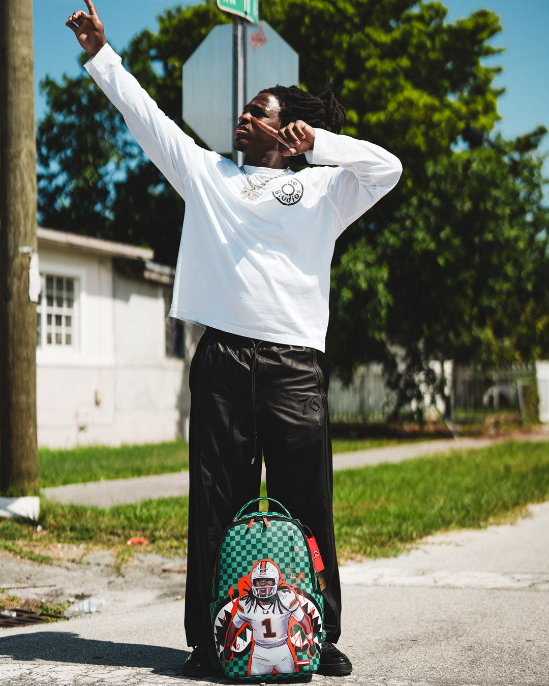 SPRAYGROUND X MALACHI TONEY BACKPACK - Image 2