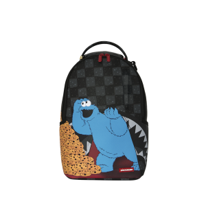 SESAME STREET COOKIE MONSTER STACK EM HIGH MINI DLX BACKPACK