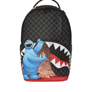 SESAME STREET COOKIE MONSTER SNACK ATTACK DLXSV BACKPACK